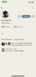 profil Dominika Feriho