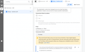 FBBM - nastavení události na úrovni ad-setu