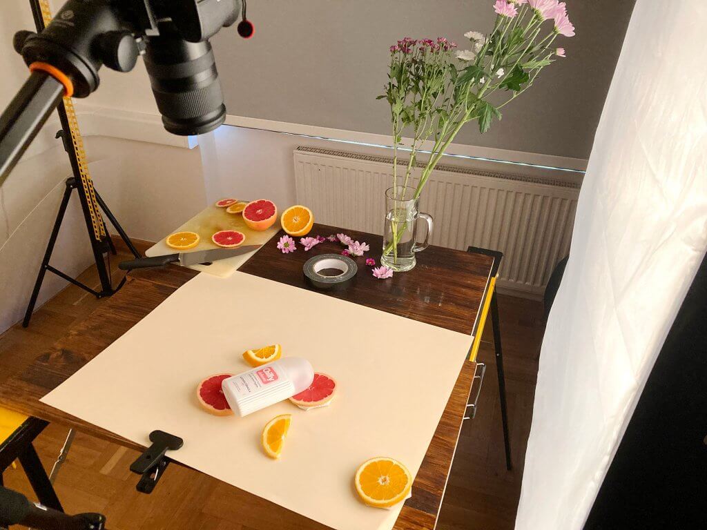 Produktové focení s ovocem