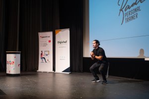 Radek Laci je na podiu