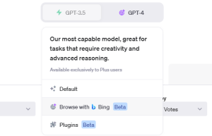 Práce s ChatGPT s připojením k internetu: Náhled nastavení