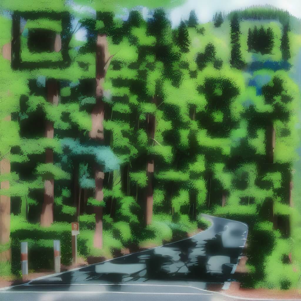 Hotový QR kód propojený s lesem
