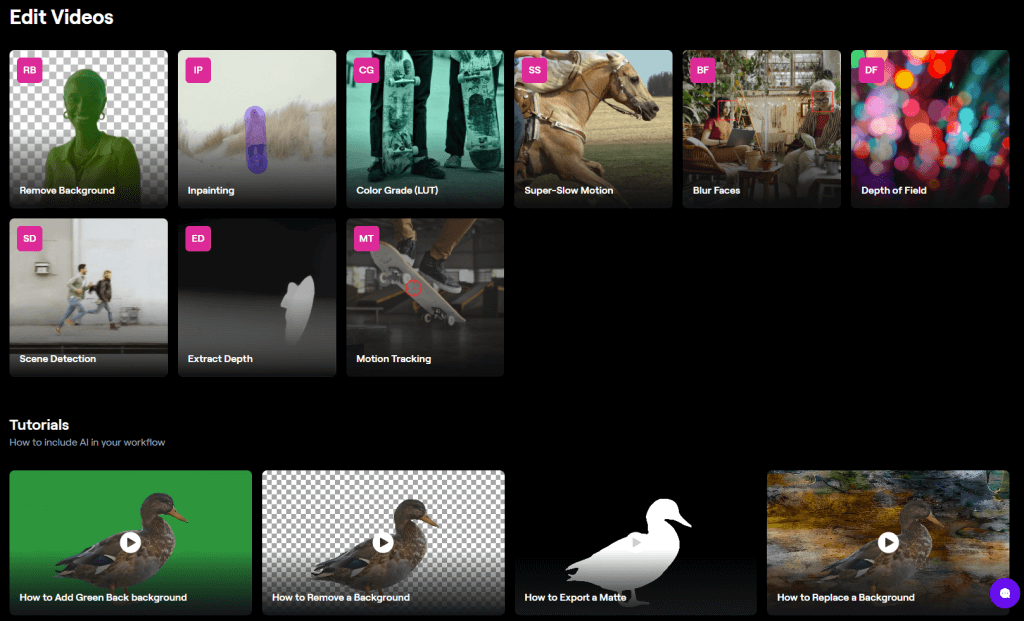 Prostředí nástrojů pro úpravu videa