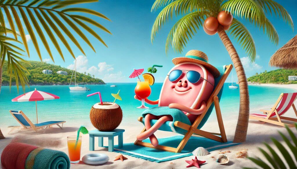 Válení šunek v Karibiku