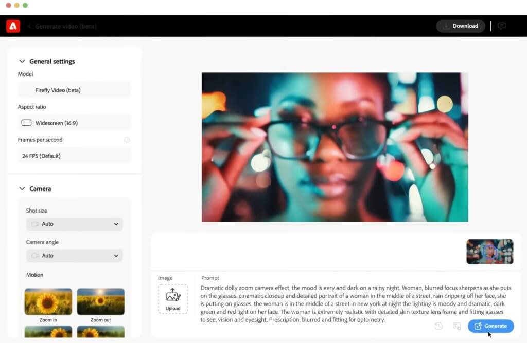 Nový Firefly video model