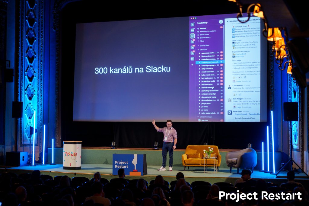 Jiří Benedikt a jeho přednáška na Project Restartu