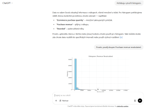 Screenshot komunikace s ChatGPT