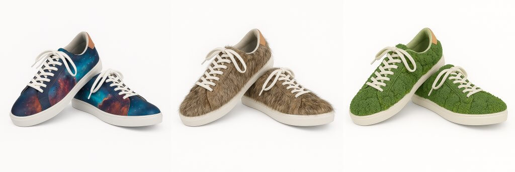 Varianty bot – Galaxie, vlčí srst a brokolice