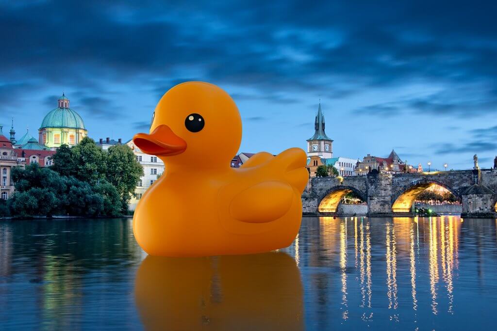 Příklad špatného sladění v příliš komplexní scéně