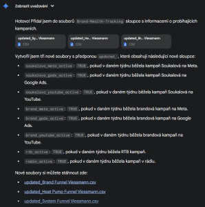 Gemini pomohla se sloučením dat.