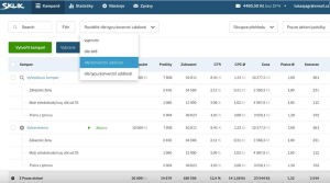 Vzhled nového Sklik systému.