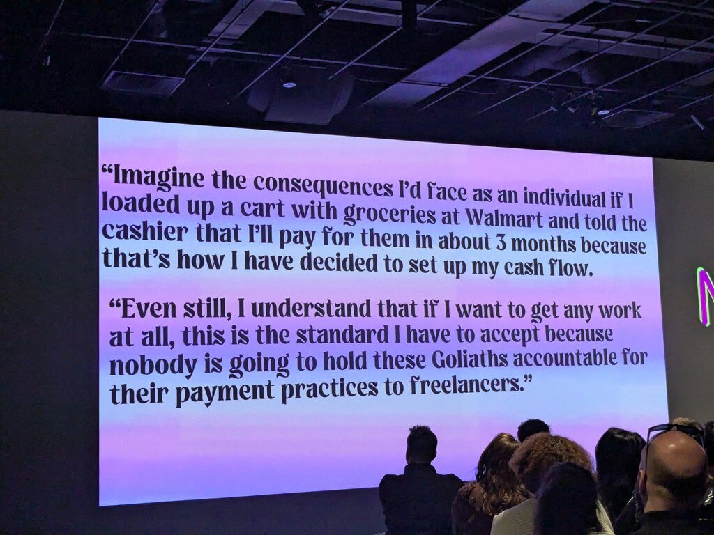 Ukázka problematiky placení z pohledu freelancera